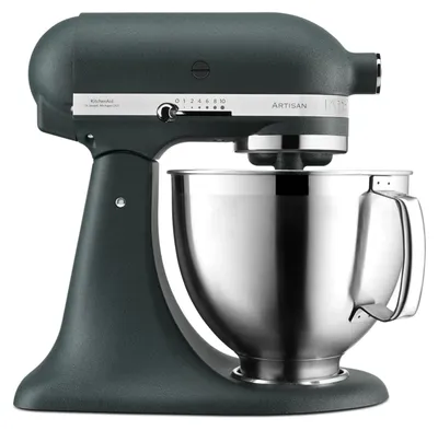 Produktbild von KitchenAid Artisan, Standmixer, Schwarz, Schlagen, Kneten, Mixen, 1 m, 4,8 l, Pebbled Palm