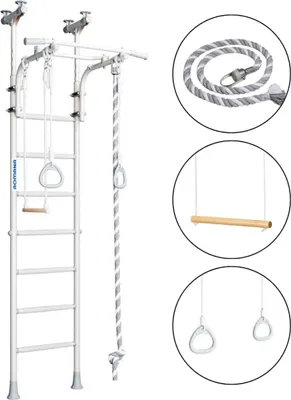 Produktbild von Sprossenwand Comet 5 Gymnastikleiter - weiß, für kinderzimmer