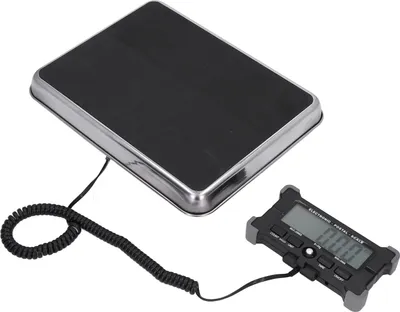 Zdjęcie produktu dla Przenośna, dokładna, cyfrowa waga do paczek z wyświetlaczem LCD HD i kablem USB z haczykami do paczek dla zwierząt domowych