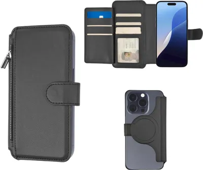 Produktbild von 4smarts Universal Magnet Wallet CoinCaddy L schwarz (541130)