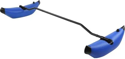 Productafbeelding van PVC-kajakstabilisator met drijver en hengelsysteem