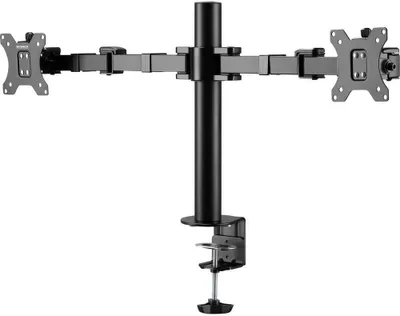 Produktbild von SpeaKa Professional Monitorhalterung SP-MM-220 2 Display(s) 43,2 cm (17) - 81,3 cm (32) Schwarz Höhenverstellbar, Nei