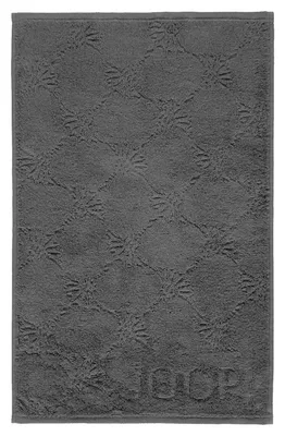 Produktbild von Gästehandtuch - Anthrazit - Baumwolle - 30 x 50 cm - mit Kornblumen