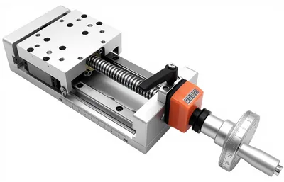 Produktbild von Manuelle Schiebetischplatte, 200 mm Hubweg – Tragfähigkeit: 100 kg – Edelstahlkonstruktion