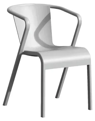 Image de Fauteuil de terrasse en POLYPROPYLENE Gris clair pour Exterieur
