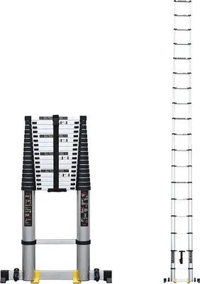 Produktbild von Teleskopleiter – 8 m, aus Aluminium