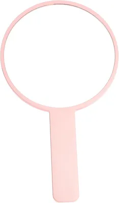 Produktbild von Runder, kompakter Kosmetikspiegel, Taschenspiegel mit Griff für Damen