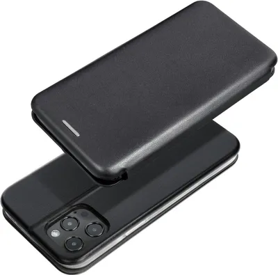 Obrázek produktu pro Elegantní knížkový obal kožený vzhled "Elegance" peněženka ve stylu knihy kompatibilní s Samsung Galaxy A41 (A415F) černý