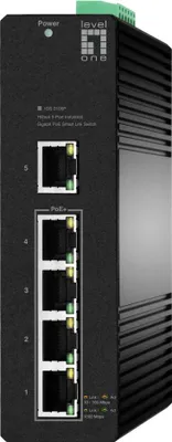 Produktbild von Switch 5x GE IGS-2105P 4xPoE Outputs schwarz