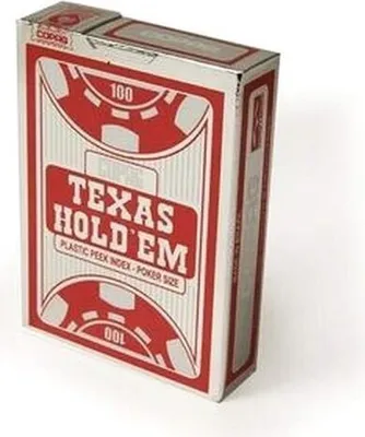 Obrázok produktu pre Texas Holdem Silver peek index czerwone