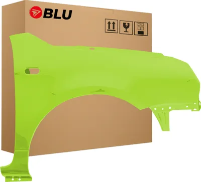 Produktbild von BLU Kotflügel Passend für VW Volkswagen Lupo LR6A Rechts - FantasiaGrün | 1998-2005 | Vorderseite Vorne | Lackiert | Einbaufertig