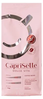 Zdjęcie produktu dla Kawa ziarnista Caprisette Dolce Vita, 1 kg