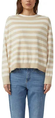 Produktbild von s.Oliver 2174796.81X0.36, Pullover, Erwachsener, Weiblich, Beige, Komfortpassform, Langärmlig