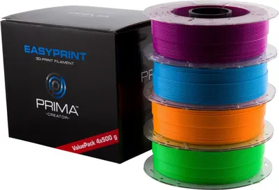Immagine prodotto di EasyPrint PLA Value Pack Neon - 4×500 g (2 kg)