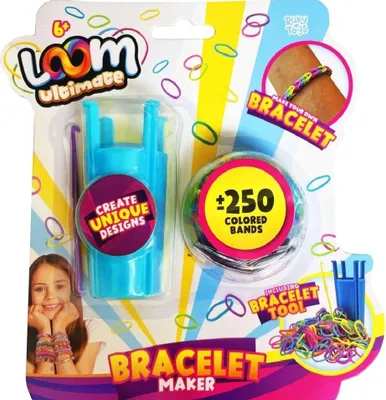 Immagine prodotto di Set Quint per braccialetti Loom Bands: oltre 250 elastici