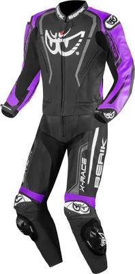 Immagine prodotto di Tuta moto Berik Zakura Evo traforata 2 pezzi, nero/viola, 52