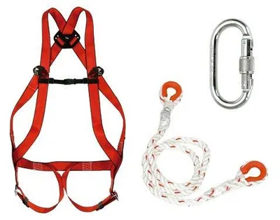 Immagine prodotto di Kit anticaduta completo da lavoro imbracatura per piattaforme mobili Climax