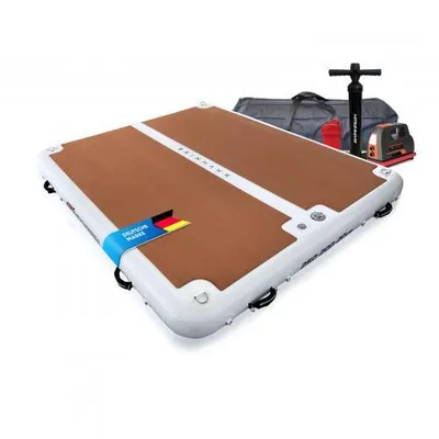 Produktbild von SKINHAWK BOOTSPLATTFORM 250CM X 200CM X 20CM BELASTBARKEIT 540KG – Set mit elektrischer Pumpe