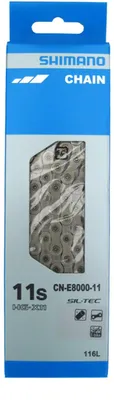 Immagine prodotto di Catena Shimano CN-E8000 per e-bike, 11 velocità, 116 maglie - Prestazioni di cambio durature...