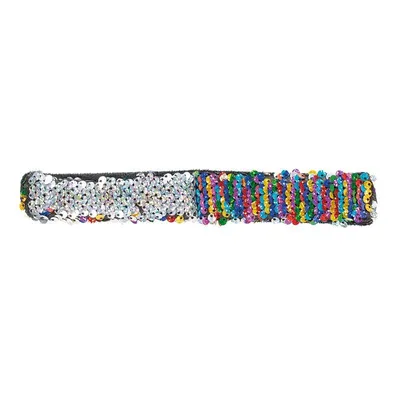Produktbild von Klackarmband Wendepailletten Rainbow Regenbogen Karneval Kostüm Zubehör