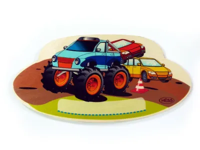 Produktbild von Holzdekoration Türschild Monstertruck BxLxH 200x5x100mm NEU