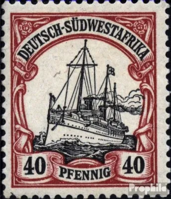 Produktbild von Briefmarken Deutsch-Südwestafrika 1900 Mi 17 mit Falz Schiff Kaiseryacht Hohenzollern
