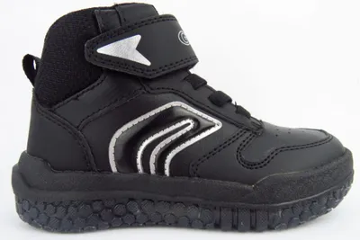 Image de Geox J BUZZERLIGHT A - GEOBUCK Baskets montantes garçon en Noir, taille 34