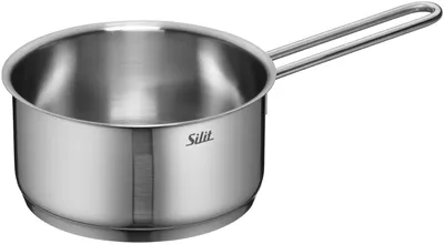 Produktbild von Silit Achat Saucepan Kasserolle, Edelstahl, 16 cm Durchmesser, Induktionsherd-geeignet