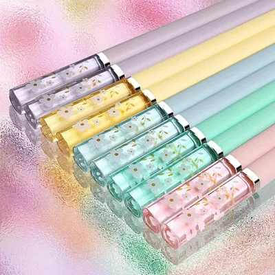 Imagen del producto de Palillos de fibra de vidrio, juego de 5 pares, 24 cm, aptos para lavavajillas, antideslizantes, para la cocina