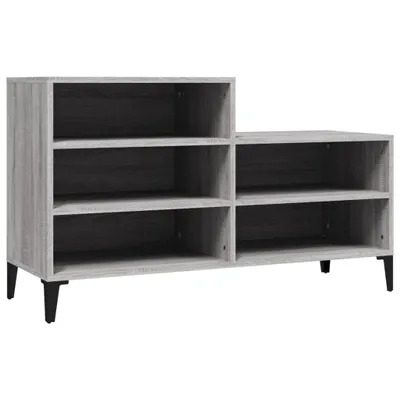 Immagine prodotto di vidaXL Portascarpe grigio Sonoma 102x36x60 cm Materiale a base di legno