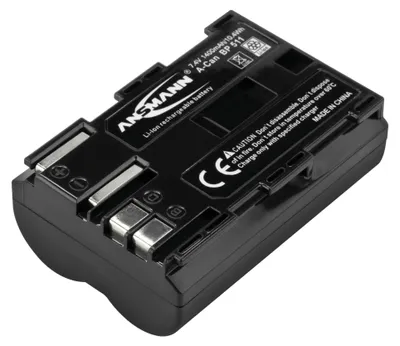 Produktbild von ANSMANN Kamera Akku BP 511 Li-Ion 7,4V 1400 mAh ideal für Canon Digitalkameras