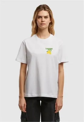 Image de T-shirt pour homme Urban Classics Limona Vibes Tee blanc - XXL
