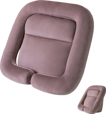 Immagine prodotto di PillowPalette – Un cuscino multifunzionale di sostegno per la schiena realizzato in tessuto delicato sulla pelle, adatto a diversi utilizzi, viola