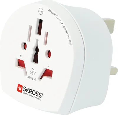 Produktbild von SKROSS Reiseadapter World to UK (7A, BS)