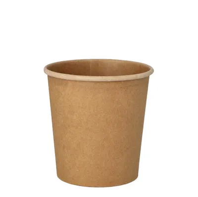 Produktbild von 5500 Suppenbecher To Go, Pappe "pure", 470 ml, braun