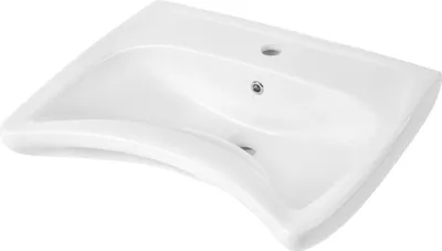 Produktbild von Design Vital Weisser Wandwaschtisch, 60 Cm Mit Überlauf