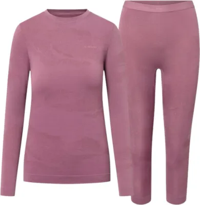Produktbild von VIKING Base Layer Gasher Damen 3/4 Merino Unterwäsche Set pink S