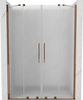Produktbild von Mexen Velar Duo Schiebetüren 150 cm, mattiert, Roségold - 871-150-000-32-60