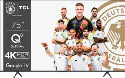 Produktbild von TCL C61 75C61B, 190,5 cm (75"), 3840 x 2160 Pixel, QLED Pro, Smart-TV, WLAN, Titan