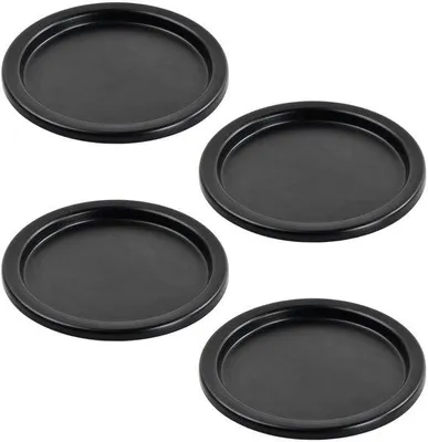 Produktbild von Metallene Kerzenhalter für 4 Stangenkerzen, Kerzenhalter für Pflasterkerzen, schwarze Metallkerzenplatte, Kerzenunterstützer aus schwarzem Metall, für Hochzeit und Weihnachtsdekoration