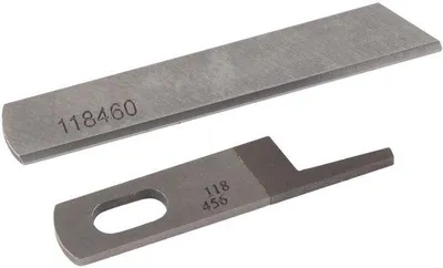 Imagen del producto de Kit profesional para máquina de coser: máquina superior e inferior, acero, duradero. Juego de 2 piezas, compatible con los modelos 118460/118456