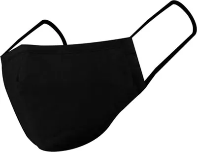 Produktbild von Mehrweg Stoffmaske Schwarz Waschbar Mundmaske Behelfsmaske Mundbedeckung Gesichtsmaske Stoff Mund Nasen Maske Mehrwegmaske