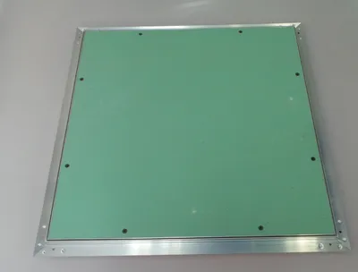 Produktbild von RUG Revisionstür / Revisionsklappe AluPlana mit 500 X 500 X 12,5mm Gipskartoneinlage (Feuchtraum)