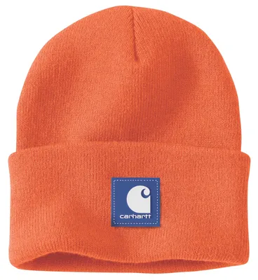 Produktbild von Carhartt 106920 Rubber Patch Watch Cap Beanie Brite Orange OS
