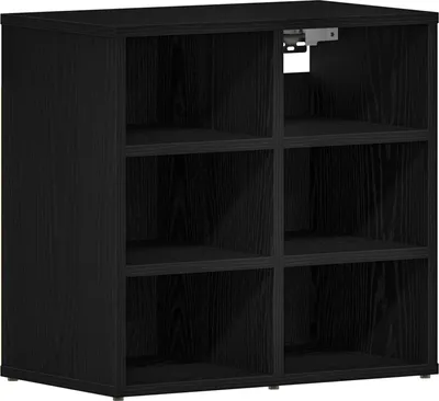 Produktbild von Möbel Schuhschrank Schwarze Eiche 52,5x30x50 cm - Nachttische & -schränke 862789