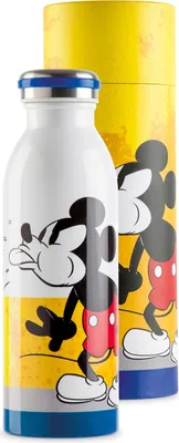 Image de Gilde Disney, Isolierflasche, "Mickey I am", Edelstahl, blau, VE 2, H. 21.5 cm, D. 6.5 cm 81330 8059018033922