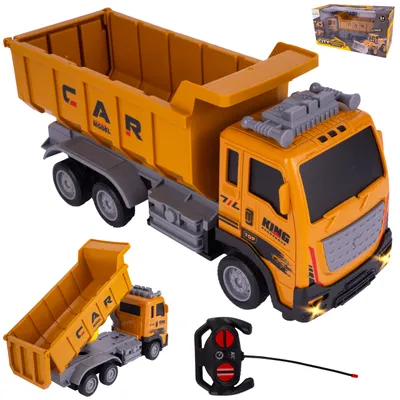 Obrázek produktu pro Malplay dálkově ovládané auto stavební nákladní RC Pilot baterie, od 3 let