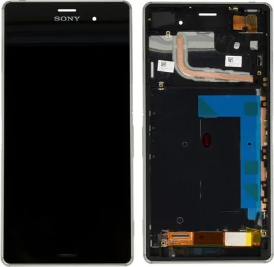 Produktbild von Original Sony Display LCD Komplett Einheit mit Rahmen für Xperia Z3 D6603 Ersatz