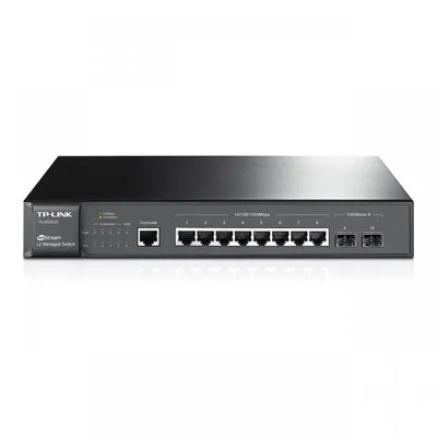 Image de TP-LINK Commutateur réseau géré JetStream 8 ports Gigabit L2 avec 2 slots SFP
