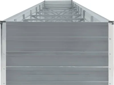 Immagine prodotto di vidaXL Letto da giardino rialzato in acciaio zincato 600x80x45 cm Grigio